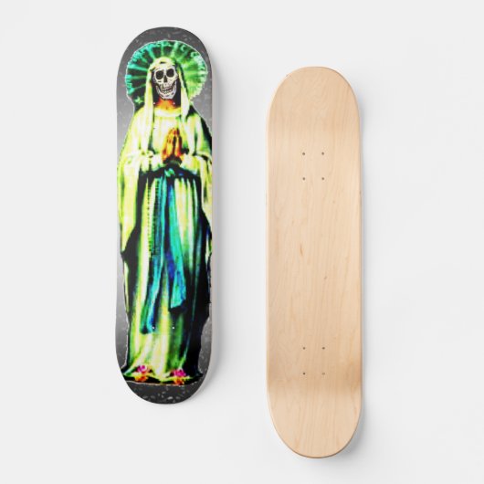 Kult von Sankt Muerte Skateboard (Vorderseite)