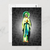 Kult von Santa Muerte Postkarte (Vorne/Hinten)