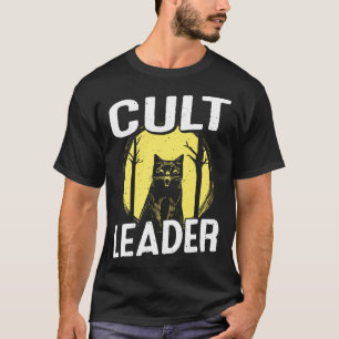 Kultführer Katze Satanisch Baphomet Okkult Hexerei T-Shirt