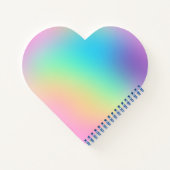 "Kultivate Kindness" Prismatischer Regenbogenstrah Notizblock (Rückseite)