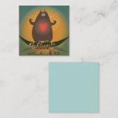 Kultivieren des inneren Zen Mitteilungskarte (Vorne/Hinten)