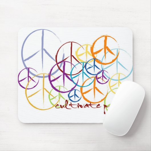 Kultivieren Sie Friedensmausunterlage Mousepad (Mit Mouse)