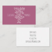 Kultivieren Sie sich selbst in die Zweigniederlass Visitenkarte (Vorne/Hinten)