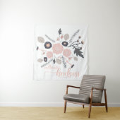 Kultivierende Freundlichkeit Spielerische botanisc Wandteppich (Beispiel)