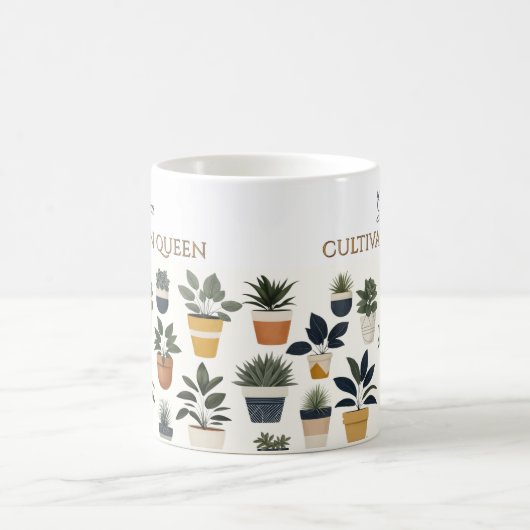 Kultivierung der Königin Pflanze Gartenarbeit Kaffeetasse (Mittel)