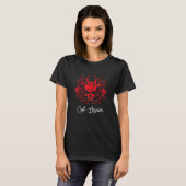 Kultleiter Satanic Skull Evil Gothic Dark T-Shirt (Vorne ganz)