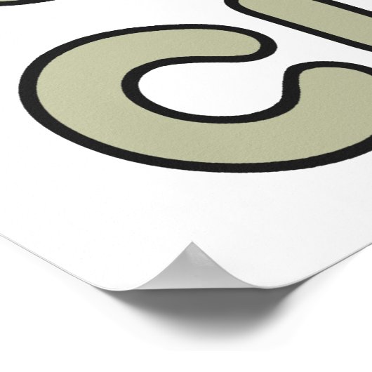 Kultur abbrechen poster (Ecke)