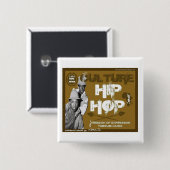 Kultur-angesagter HopfenBboys Knopf Button (Vorne & Hinten)