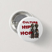 Kultur-angesagter Hopfenknopf Button (Vorne & Hinten)