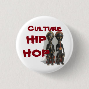 Kultur-angesagter Hopfenknopf Button