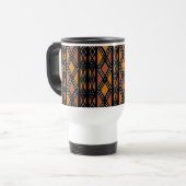 Kultur Cup Modern Mudcloth Bogolan Tribal Reisebecher (Vorderseite Links)