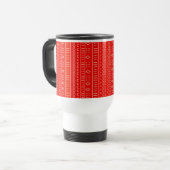 Kultur Cup Modern Mudcloth Tribal Reisebecher (Vorderseite Links)