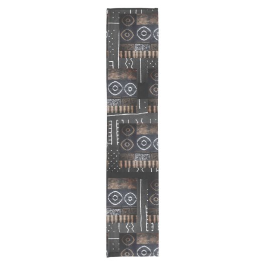 "Kultur feiern, einen Tisch nach dem anderen" Kurzer Tischläufer (Vorderseite)