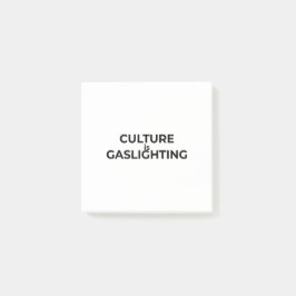 Kultur ist Gaslighting Minimalist Professional  Post-it Klebezettel