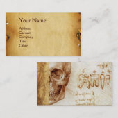 KULTUR UND ZÄHNE, ZAHNKLINIK, ZAHNARCHITEKTUR VISITENKARTE (Vorne/Hinten)