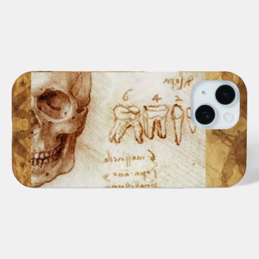 KULTUR UND ZÄHNE, ZAHNKLINIK, ZAHNMONOGRAMM Case-Mate iPhone HÜLLE (Rückseite (Horizontal))