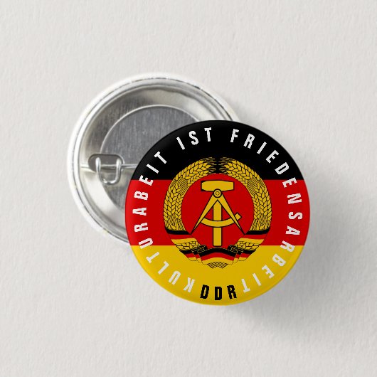 Kulturabeit ist Friedensarbeit Button (Vorne & Hinten)