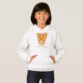 Kulturbewusstsein Orange Ribbon Hoodie (Vorne ganz)