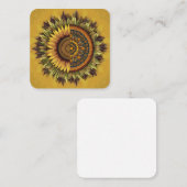 Kulturblumen: Interwoven Schönheit Empfehlungskarte (Vorne/Hinten)