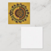 Kulturblumen: Interwoven Schönheit Empfehlungskarte (Vorne/Hinten)