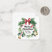 Kulturdekoration Weihnachtsfest Mitteilungskarte (Vorderseite/Rückseite Beispiel)