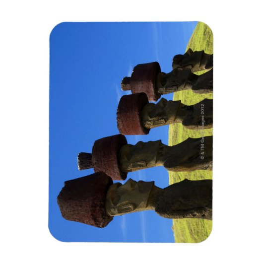 Kulturdenkmäler, Osterinsel, Polynesien Magnet (Vertikal)