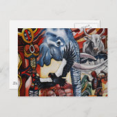 Kulturdorf Lesedi Postkarte (Vorne/Hinten)