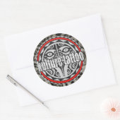 Kulture Tattoo-Aufkleber Runder Aufkleber (Umschlag)