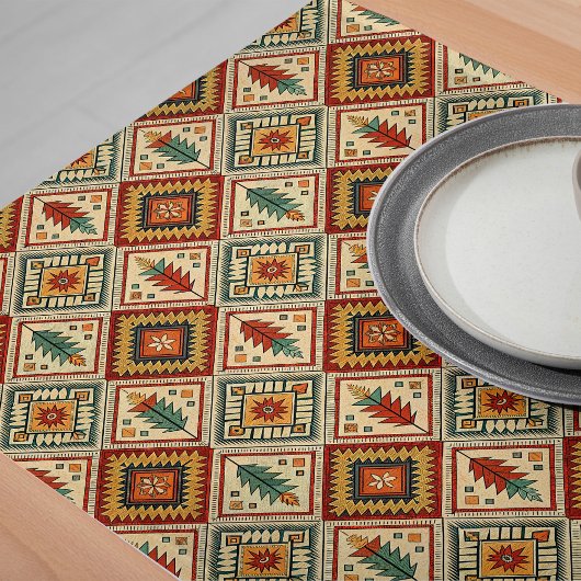 Kulturell Inspiriert zeitlose ethnische Elemente Großer Tischläufer