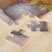 Kulturelle Eleganz: Indischer Tanz Seide Sari Puzzle (Seite)