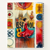 Kulturelle Fiesta Español Notizblock (Rückseite)