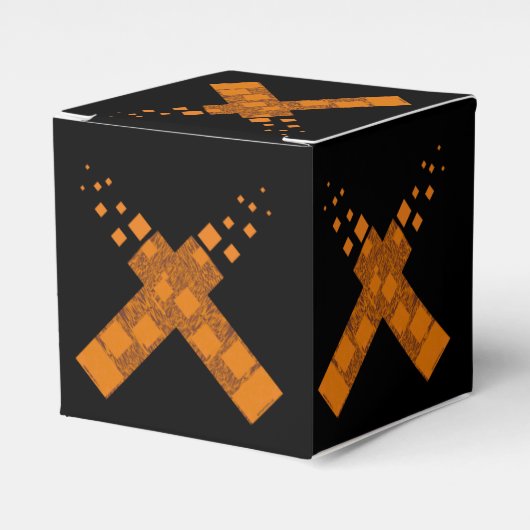 Kulturelle Kreuzung Gotisches Ritual Halloween Pag Geschenkschachtel (Vorderseite)