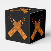 Kulturelle Kreuzung Gotisches Ritual Halloween Pag Geschenkschachtel (Rückseite)