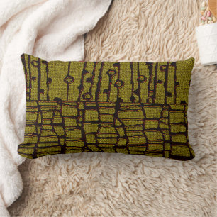 "Kulturelle Leinwand" Lendenkissen