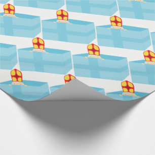 Kulturelle Sehenswürdigkeiten Kids Art Niedlich Fu Geschenkpapier