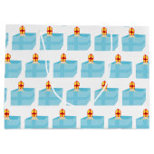 Kulturelle Sehenswürdigkeiten Lugano Große Geschenktüte (Rückseite)