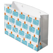 Kulturelle Sehenswürdigkeiten Lugano Große Geschenktüte (Rückseite Schrägansicht)