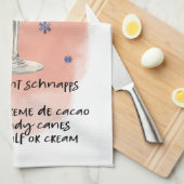 Kulturelle Sehenswürdigkeiten: Peppermint Martini Geschirrtuch (Viertel Falte)