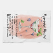 Kulturelle Sehenswürdigkeiten: Peppermint Martini Geschirrtuch (Horizontal)