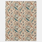 Kultureller Träumer im Warmstil Fleecedecke (Vorderseite)