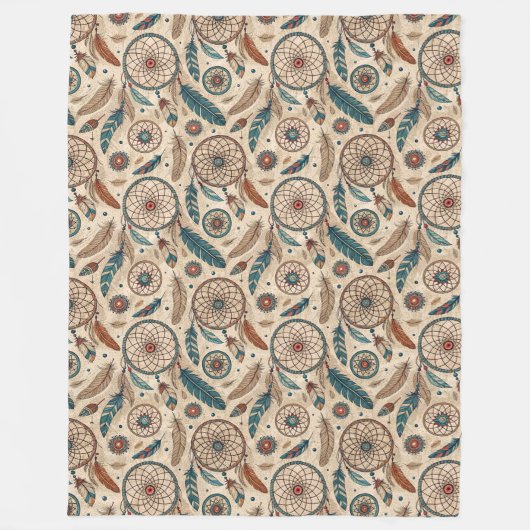 Kultureller Träumer im Warmstil Fleecedecke (Vorderseite)