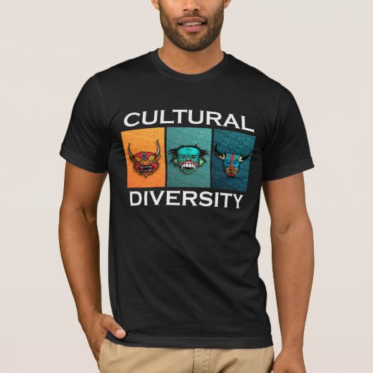 Kulturelles Diversity T-Shirt (Vorderseite)