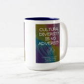 Kulturelles Diversity Zweifarbige Tasse (VorderseiteRechts)