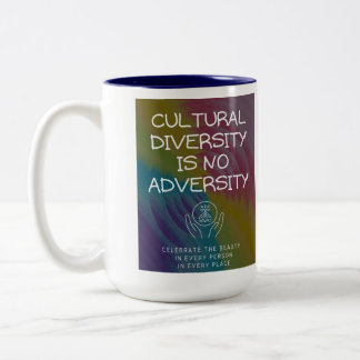 Kulturelles Diversity Zweifarbige Tasse