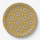 Kulturelles Mandala-Design Pappteller (Vorderseite)