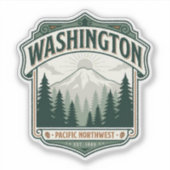 Kulturerbe des Bundesstaates Washington Aufkleber (Vorderseite)