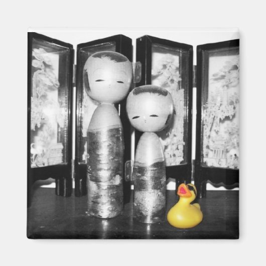 'Kulturerlebnis' Rubber Duck Magnet (Vorne)