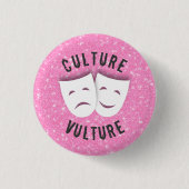 Kulturgeier Button (Vorderseite)
