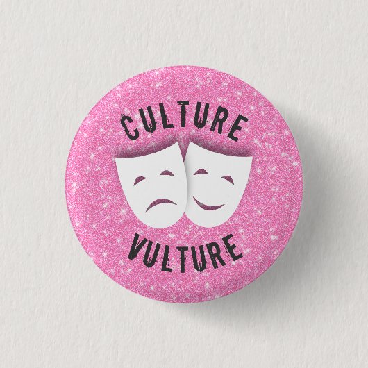 Kulturgeier Button (Vorderseite)
