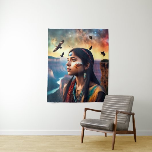 Kulturgeist Kunst Wandteppich (Beispiel)